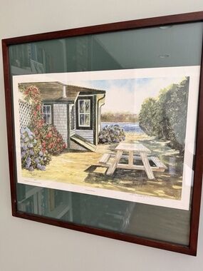 Debra Ruddeforth Cottage on Town Cove Limited Edition Signed 8/300 Lithograph